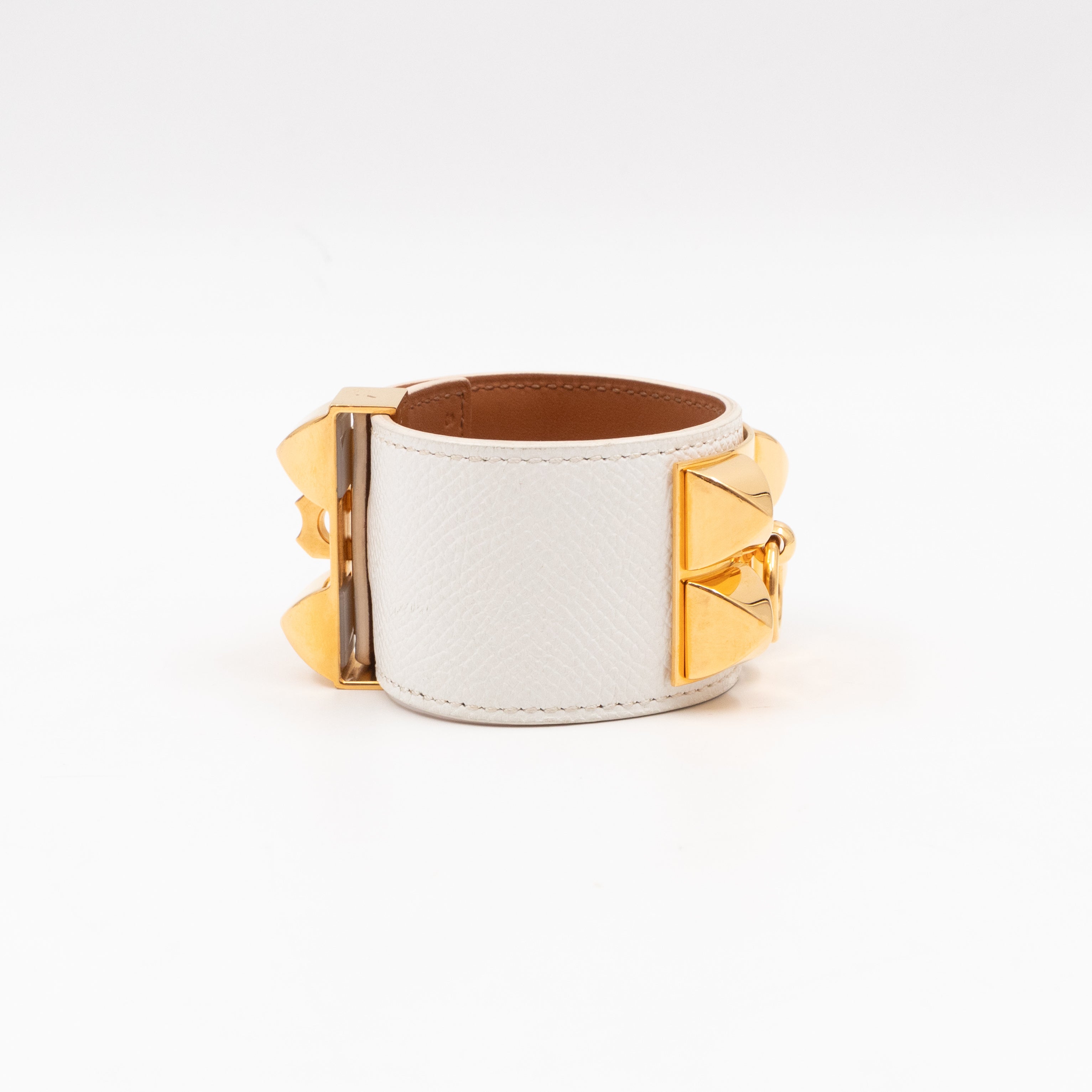 Collier de Chien Bracelet White & Gold