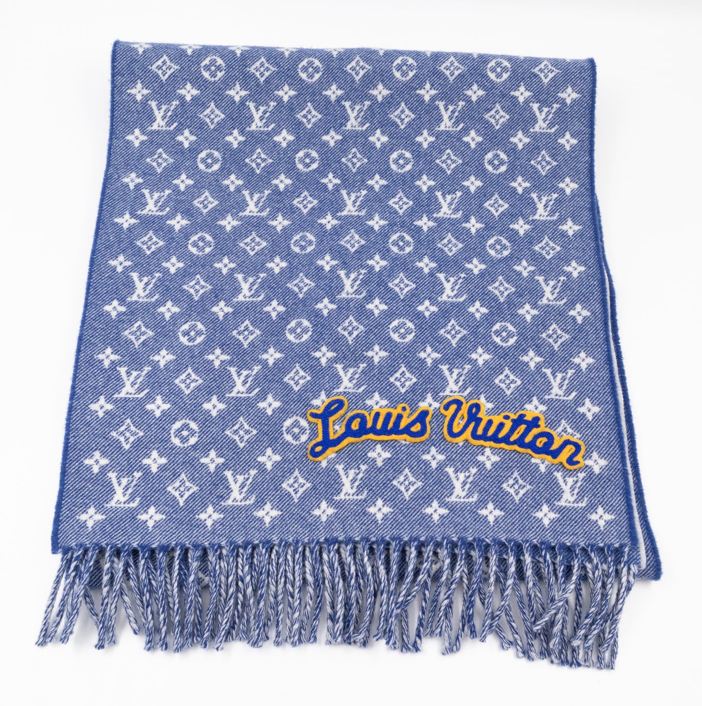 Denimbellished City Scarf Blue