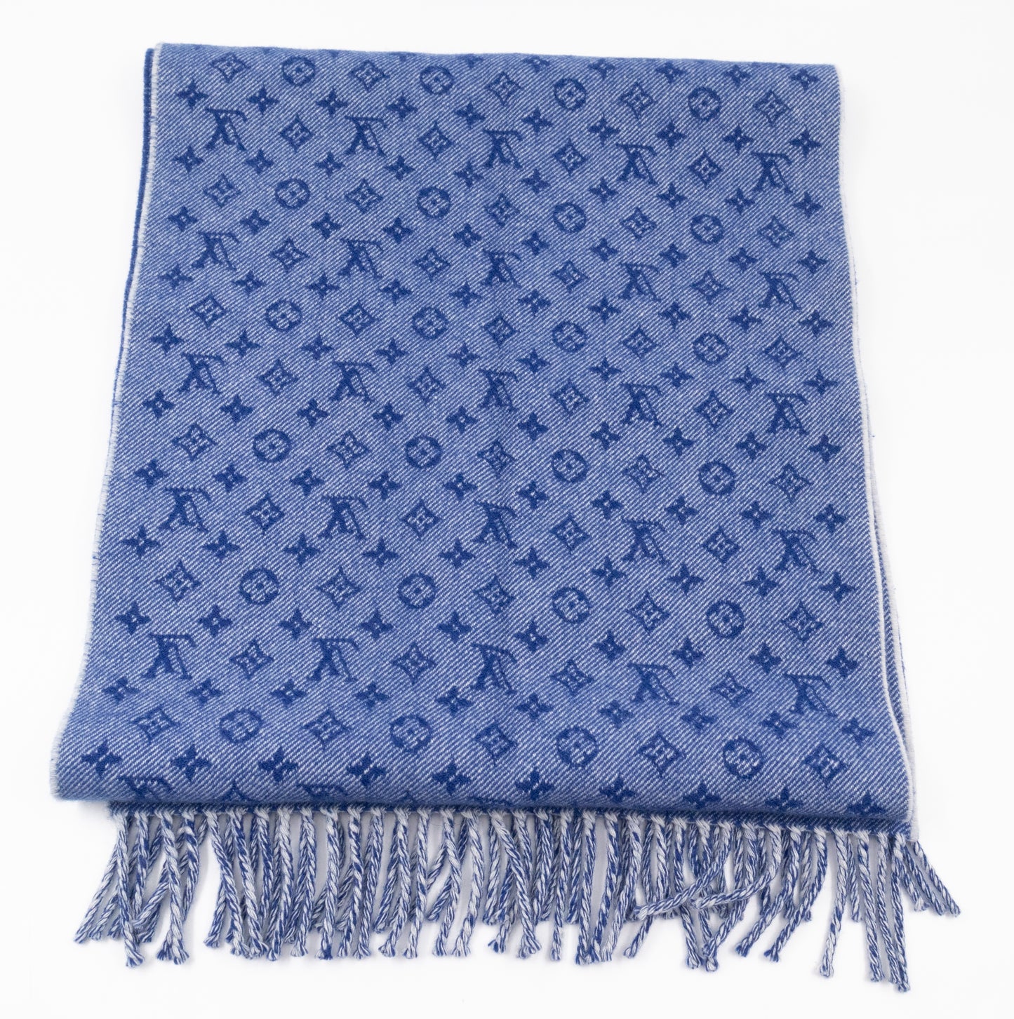 Denimbellished City Scarf Blue