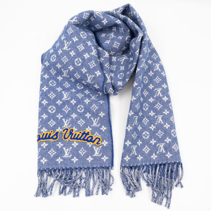 Denimbellished City Scarf Blue