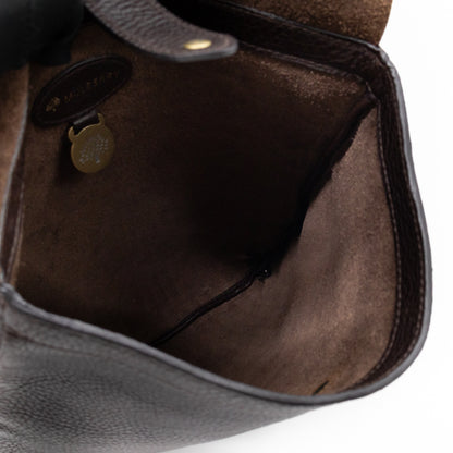 Vintage Crossbody Flap Bag Brown Leather