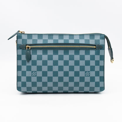 Modul Shoulder Bag Damier Couleurs Cyan