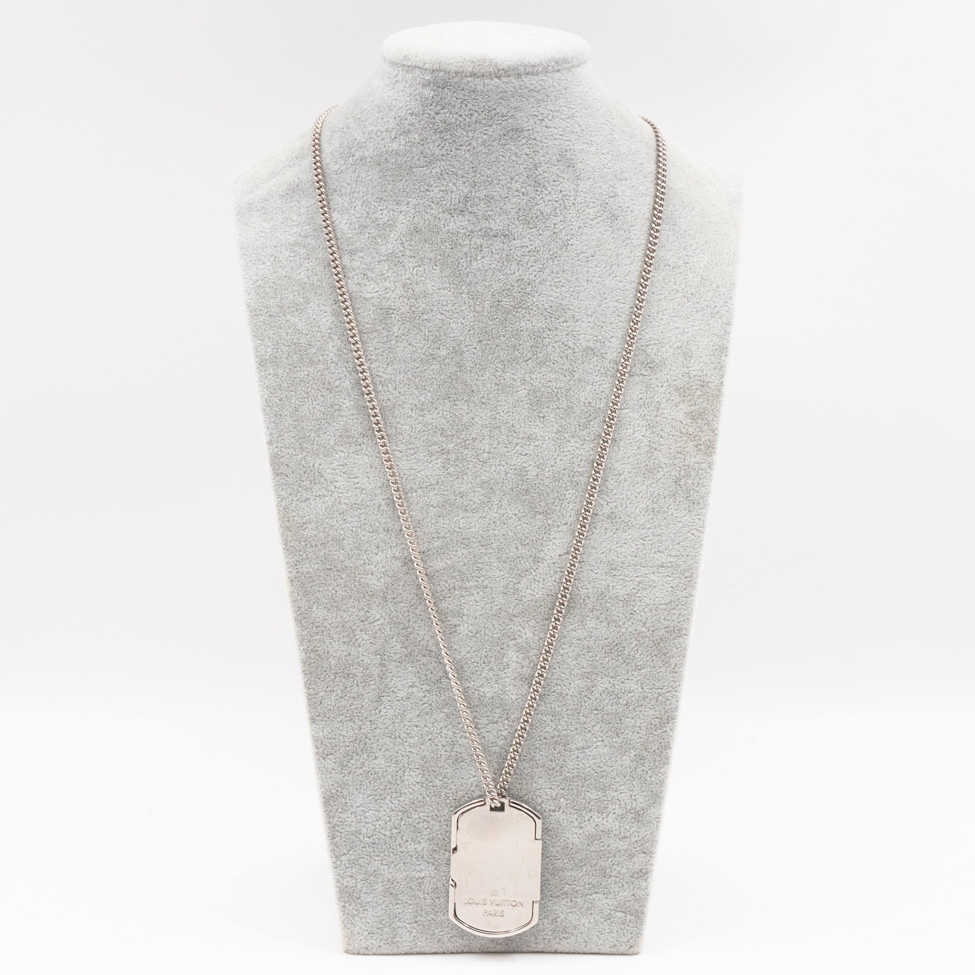 Monogram Eclipse Plate Necklace