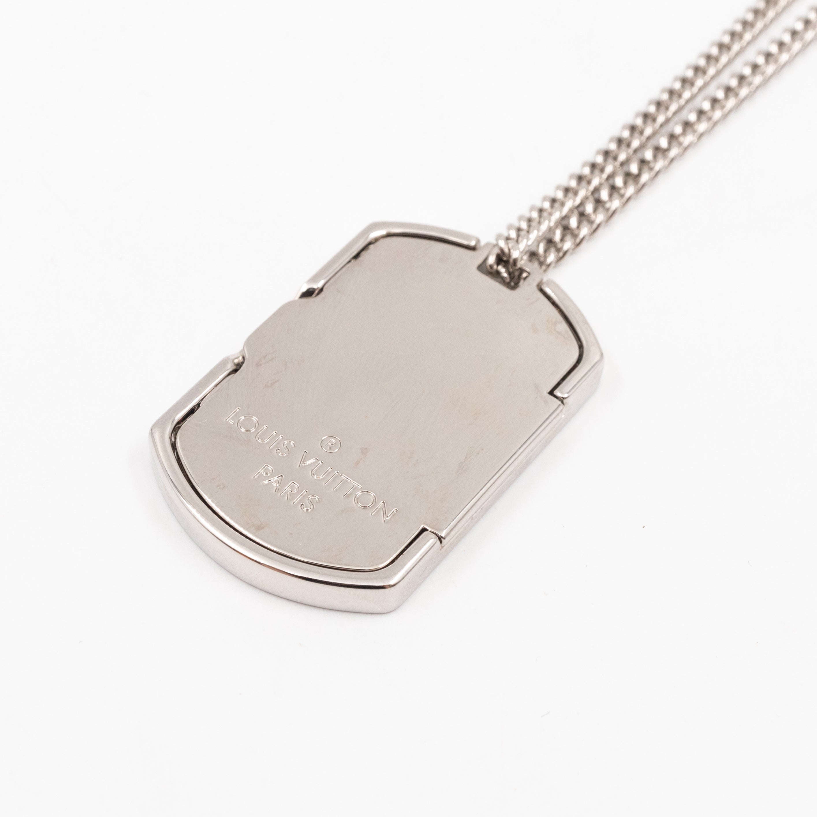 Monogram Eclipse Plate Necklace