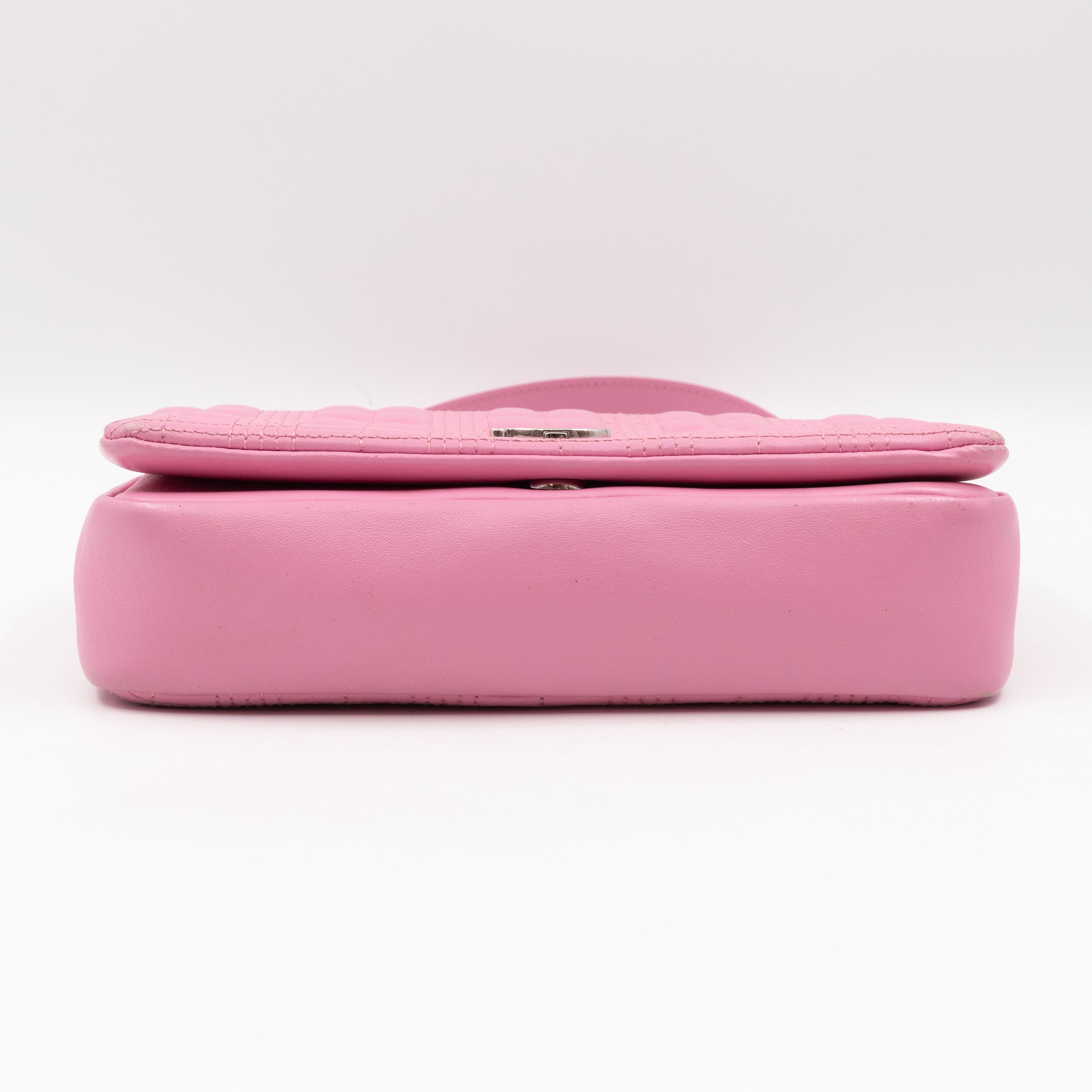 Small Quilted Lola Bag Light Pink Leather