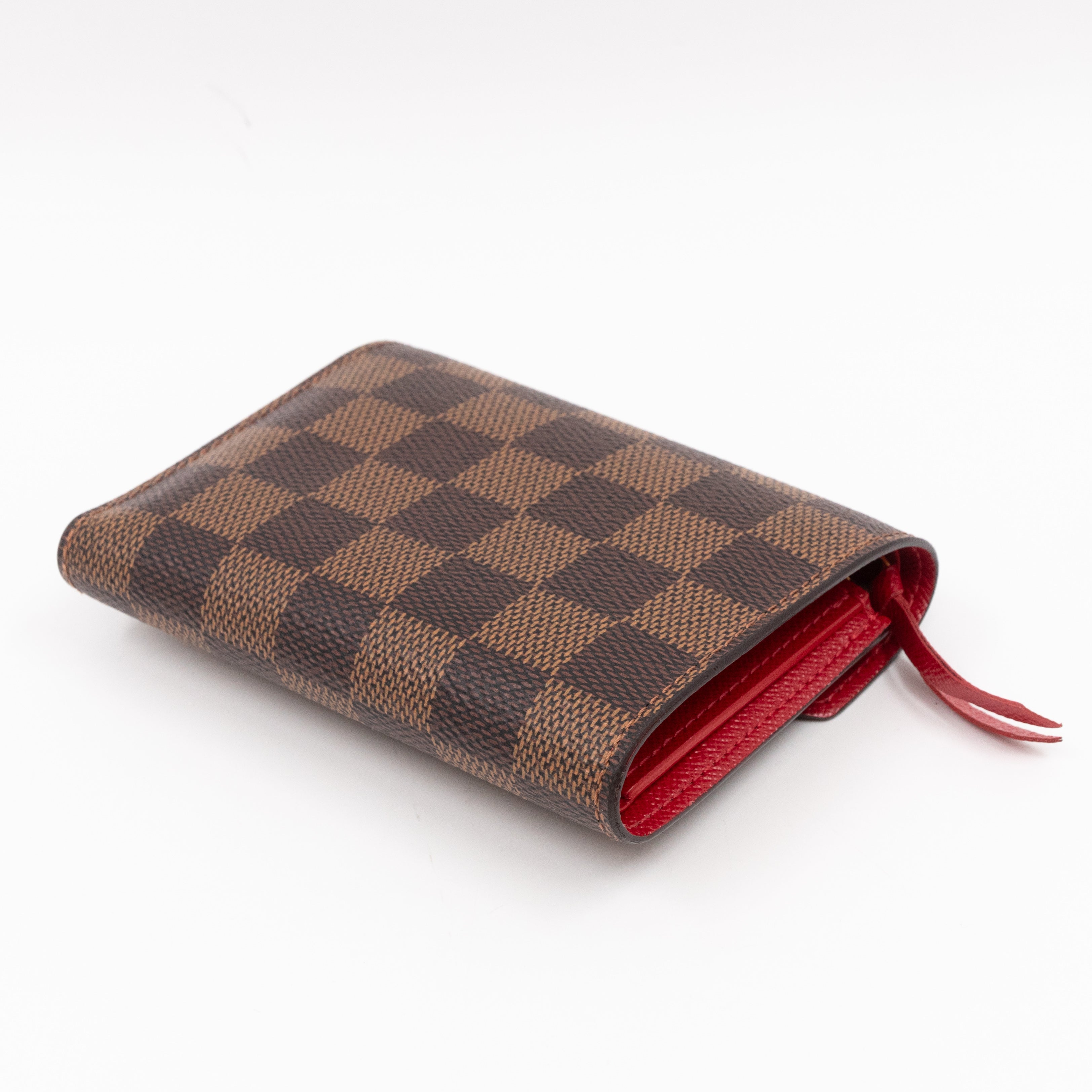 Victorine Wallet Damier Ebene Fuchsia