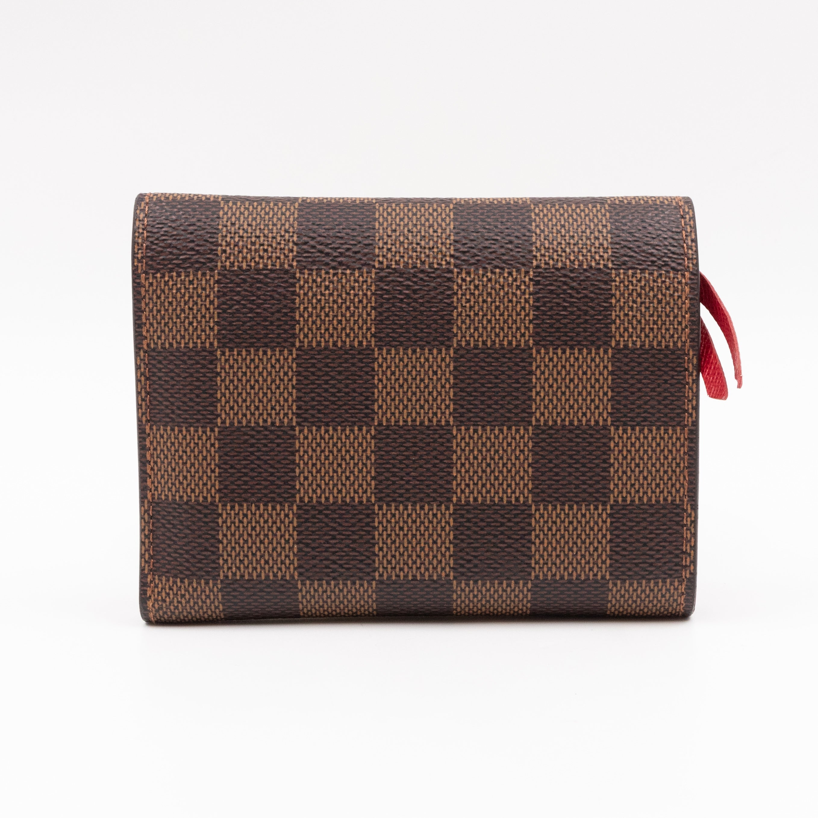 Victorine Wallet Damier Ebene Fuchsia