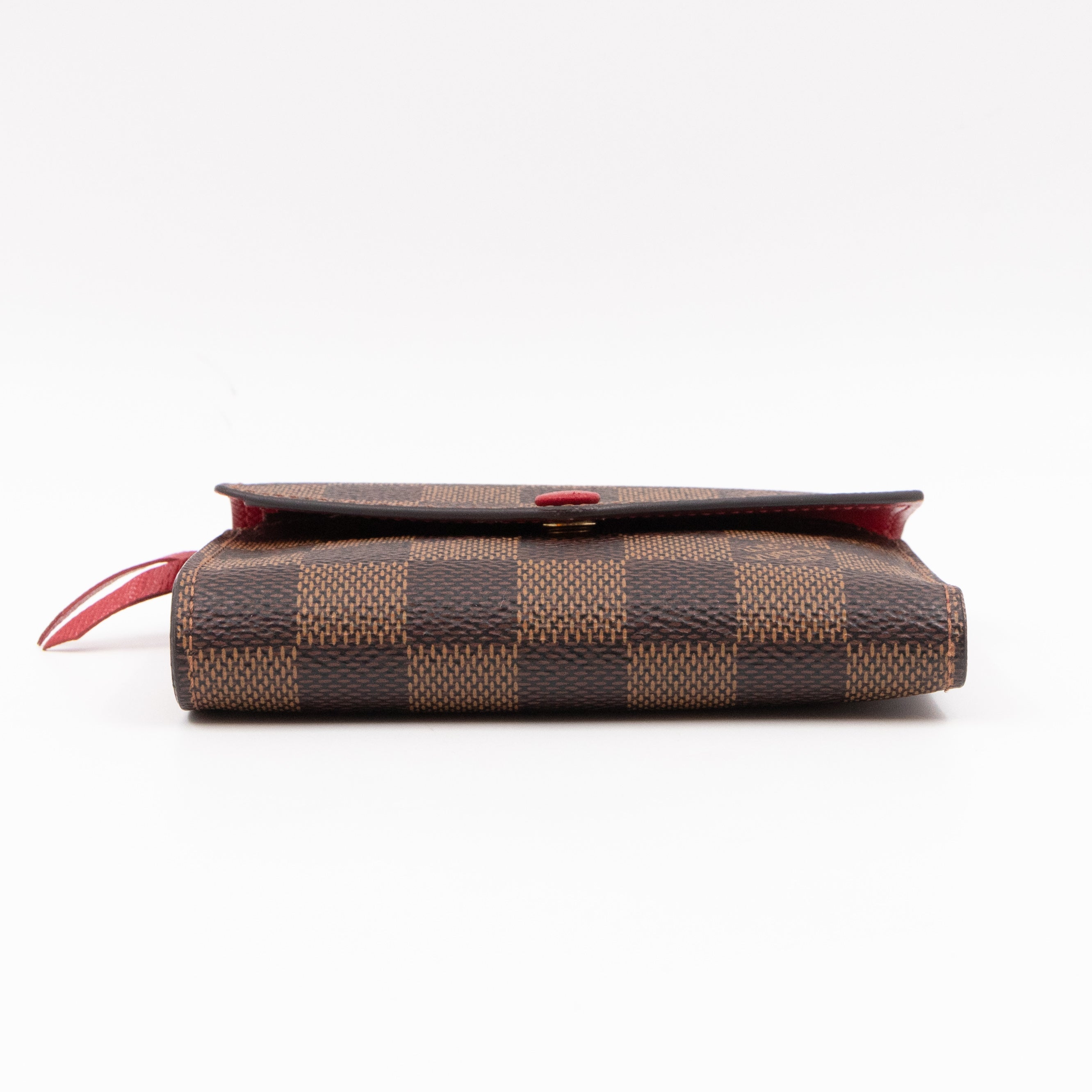 Victorine Wallet Damier Ebene Fuchsia