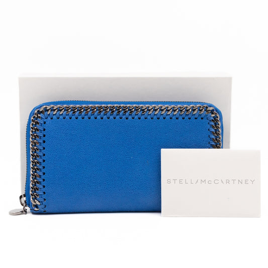 Falabella Zip Continental Wallet Blue