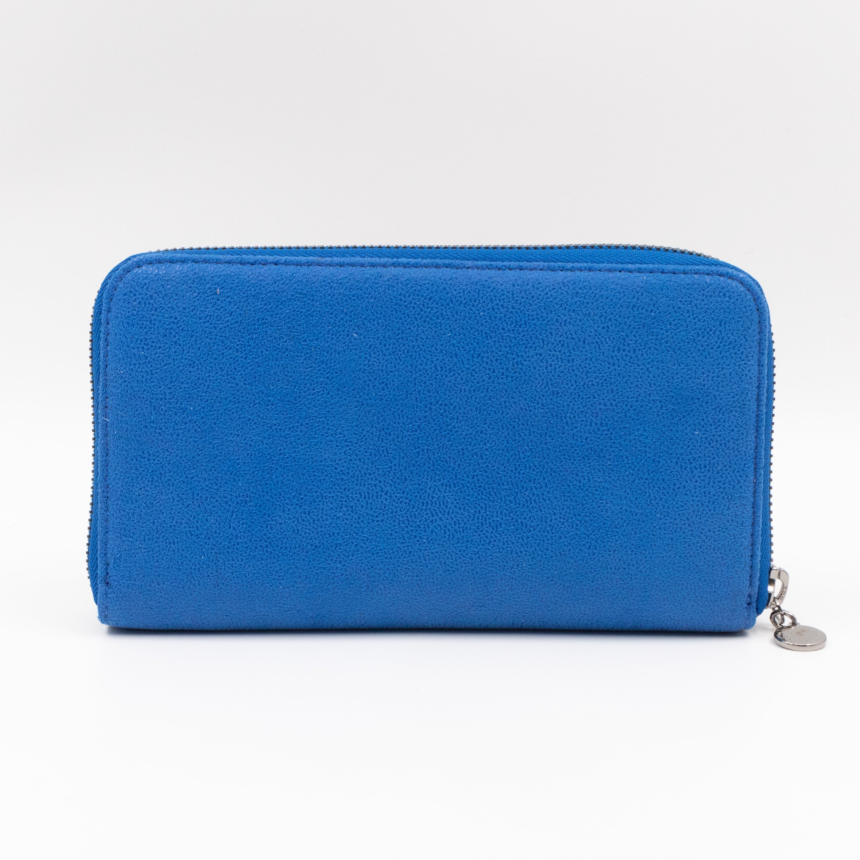 Falabella Zip Continental Wallet Blue