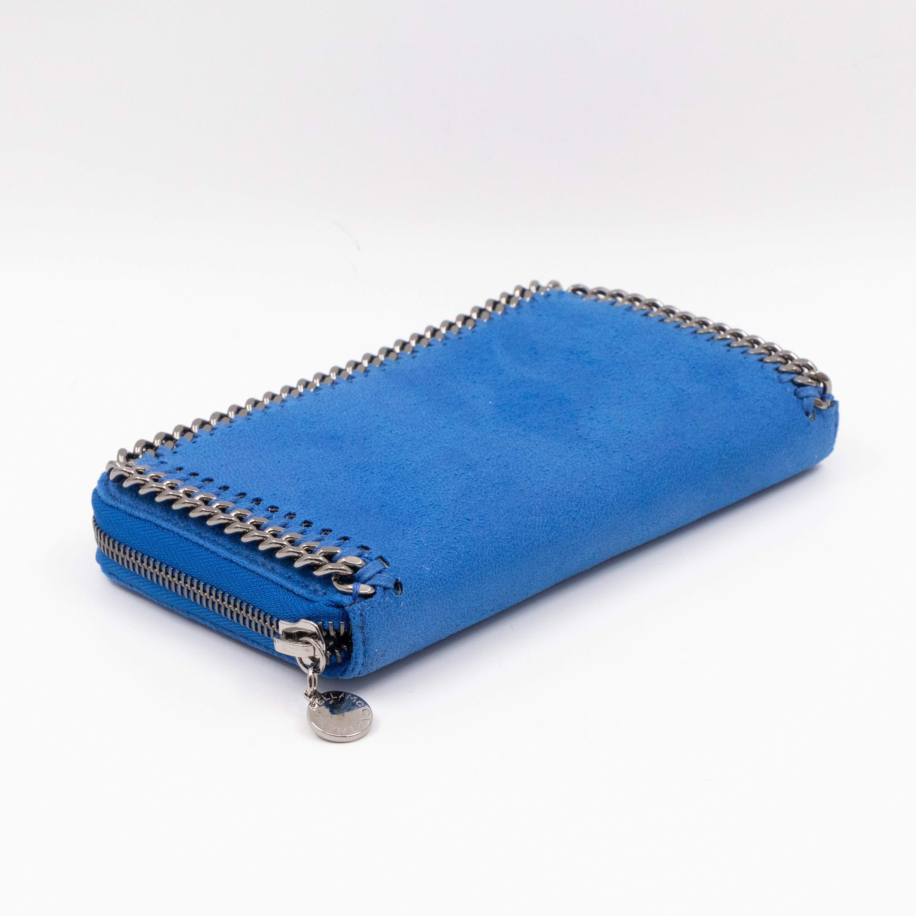 Falabella Zip Continental Wallet Blue
