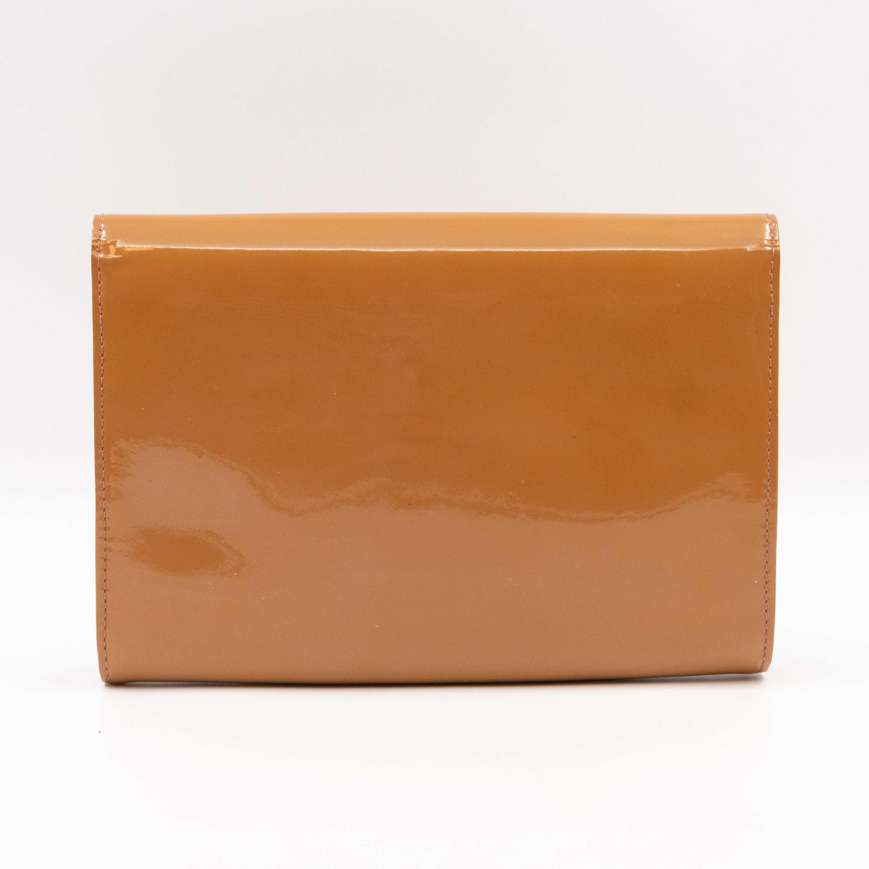 Louise Clutch Beige Vernis Gold