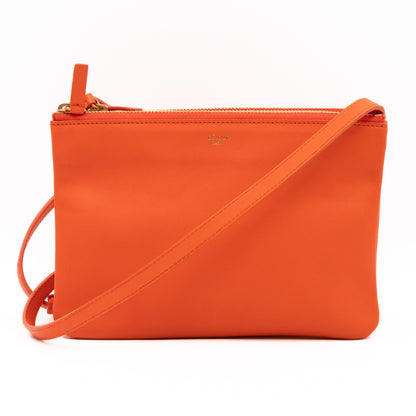 Trio Bag Orange Leather