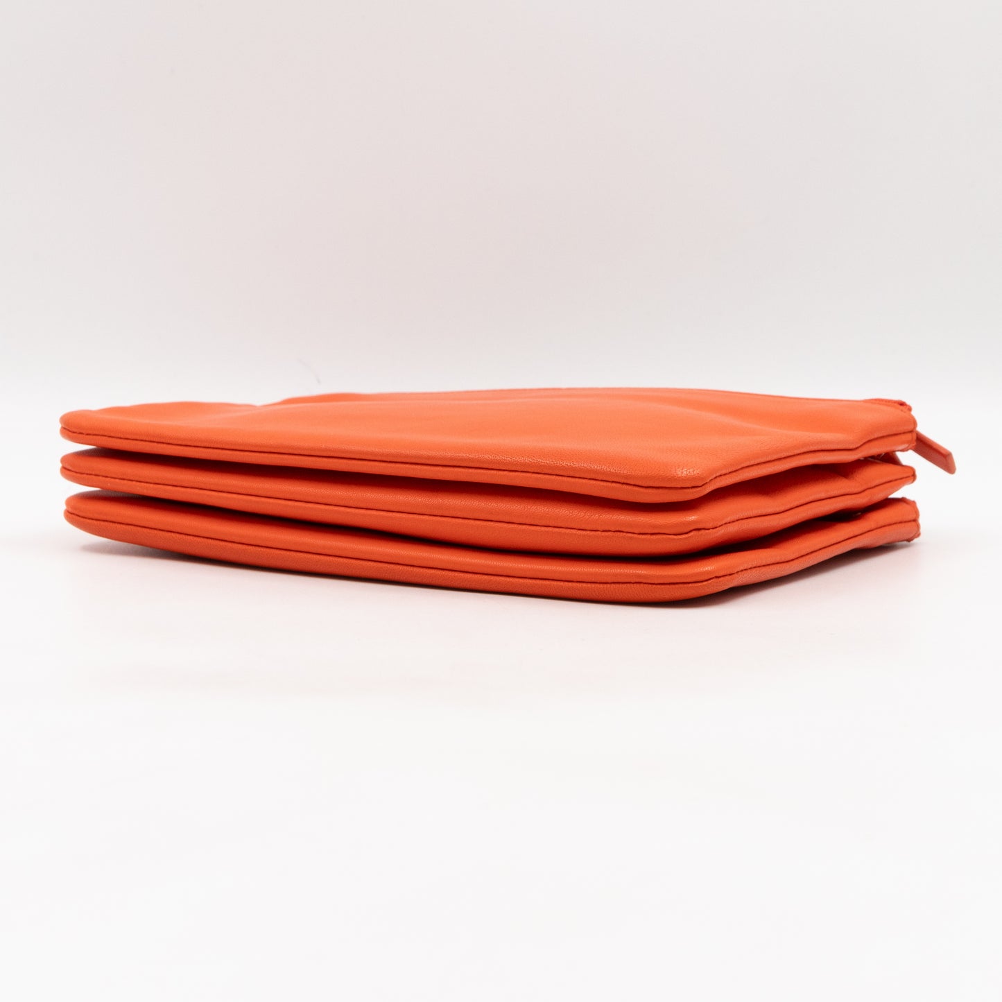 Trio Bag Orange Leather