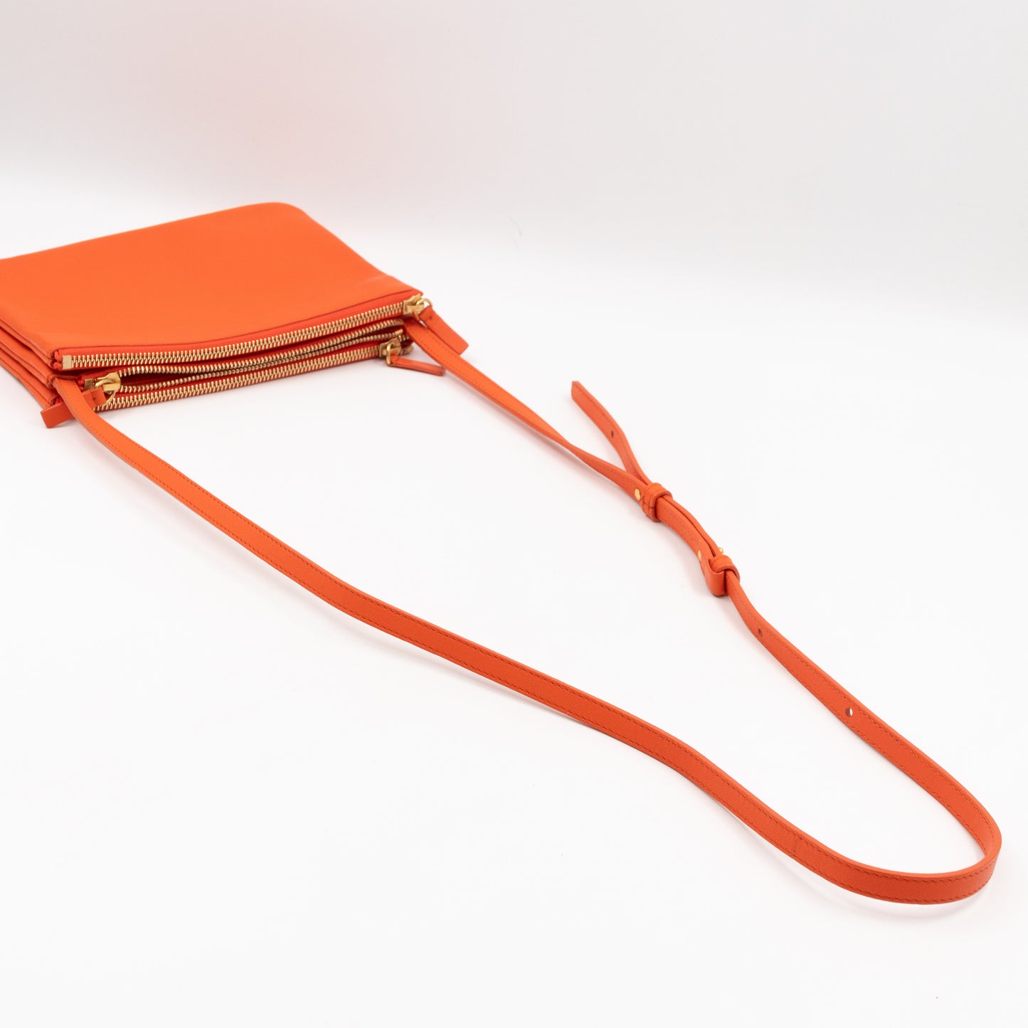 Trio Bag Orange Leather