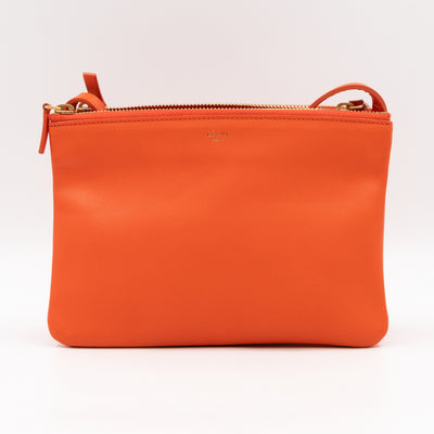 Trio Bag Orange Leather