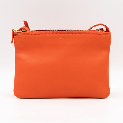 Trio Bag Orange Leather