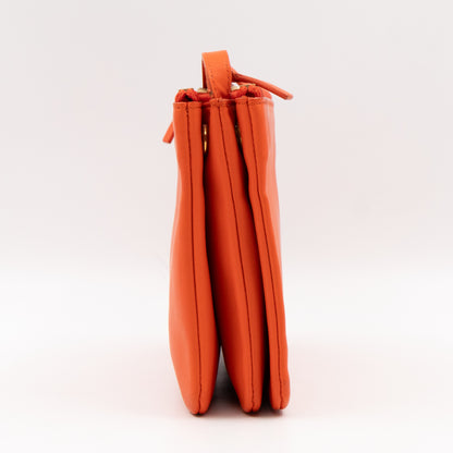 Trio Bag Orange Leather