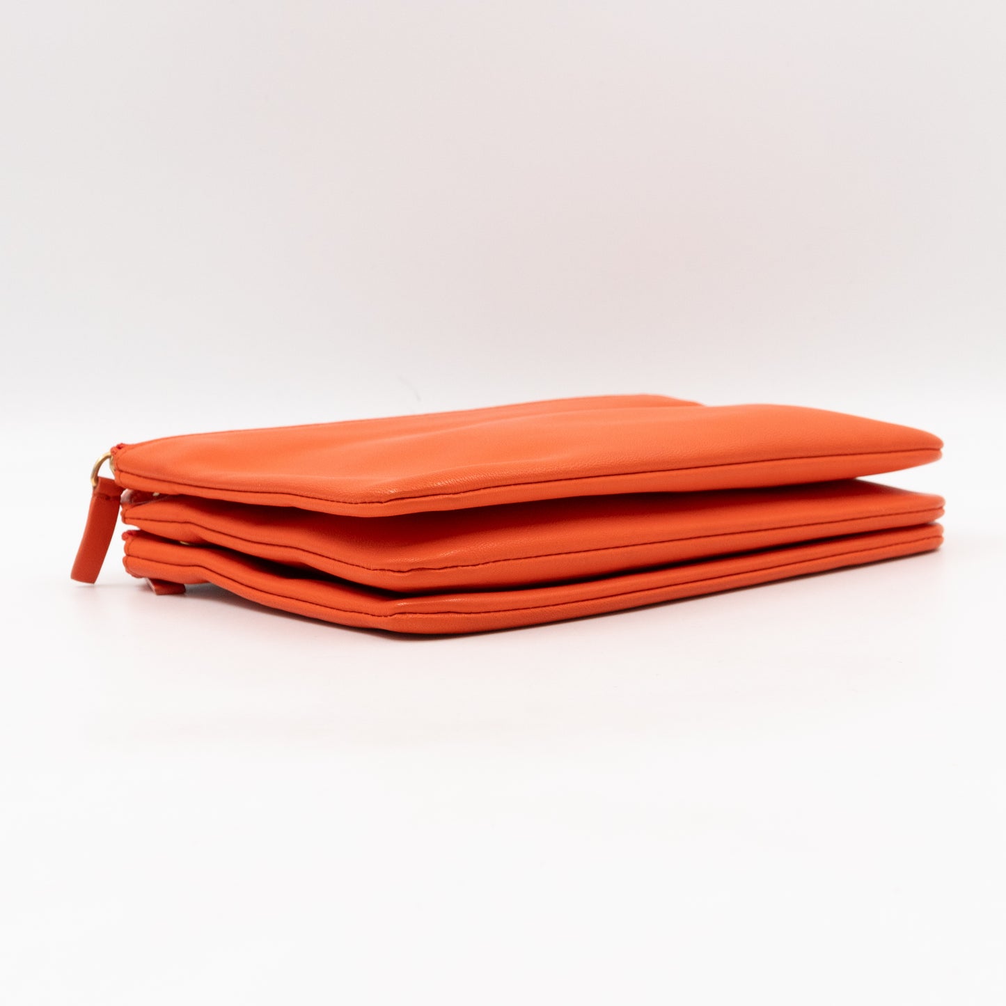 Trio Bag Orange Leather