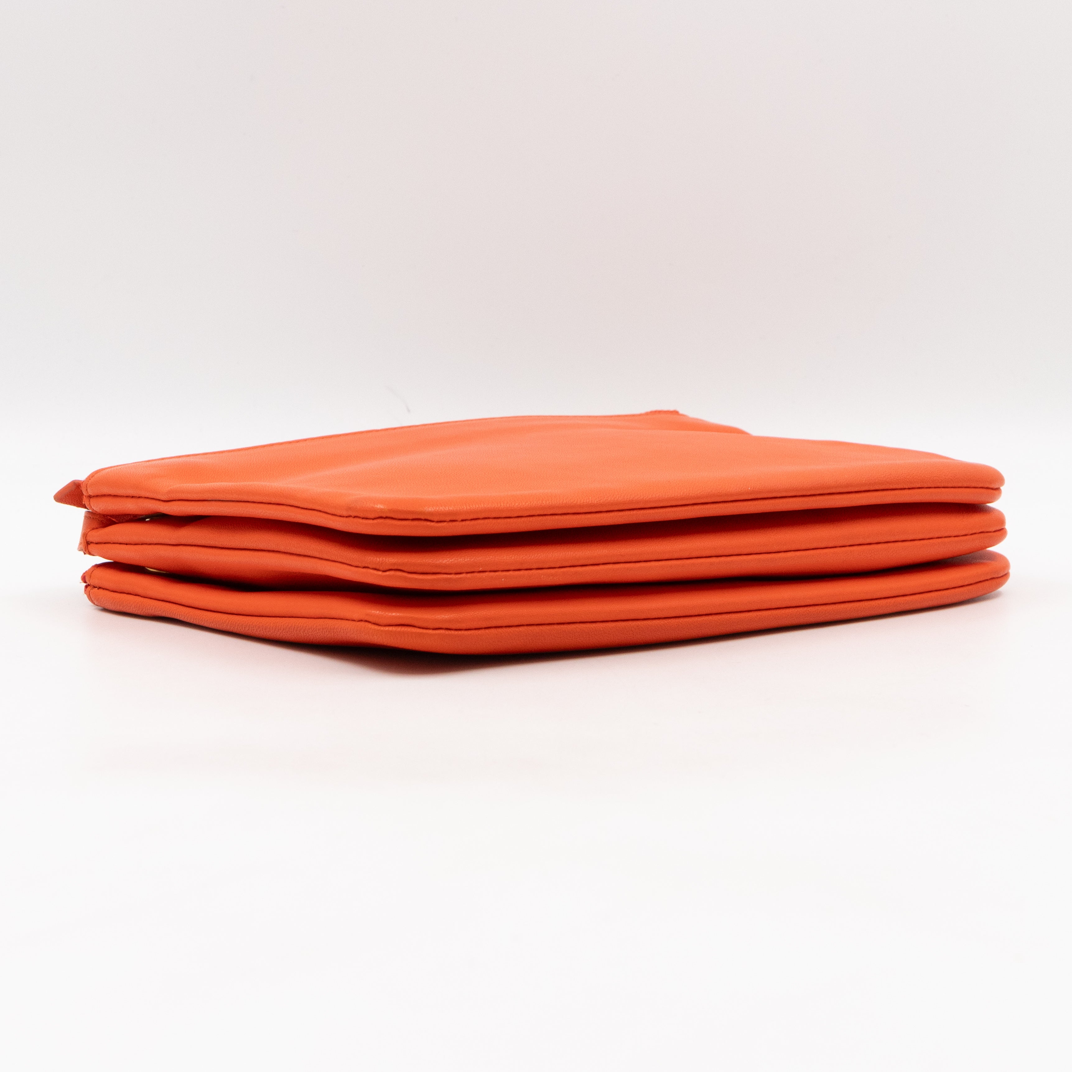 Trio Bag Orange Leather
