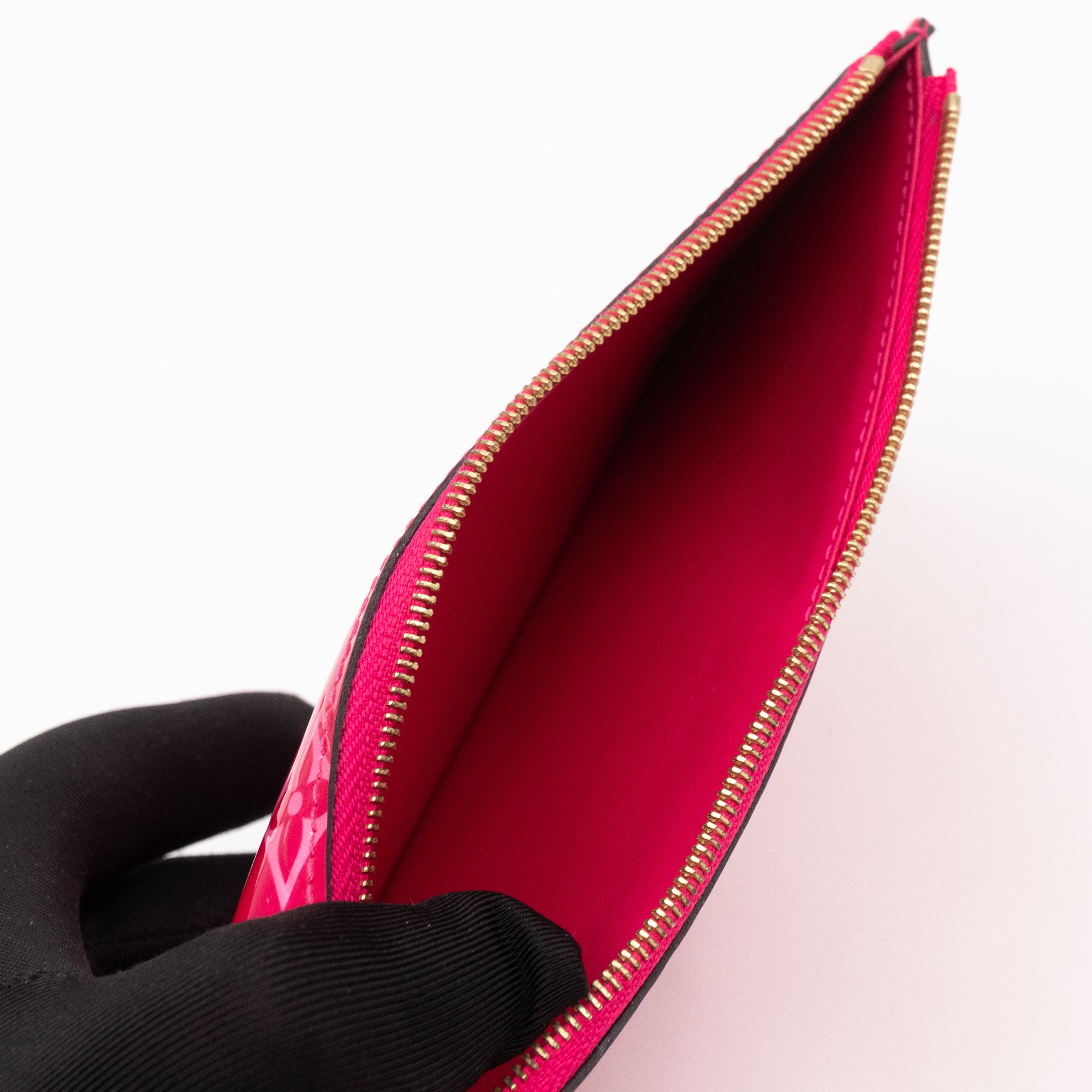 Pochette Felicie Vernis Valentine Fuchsia