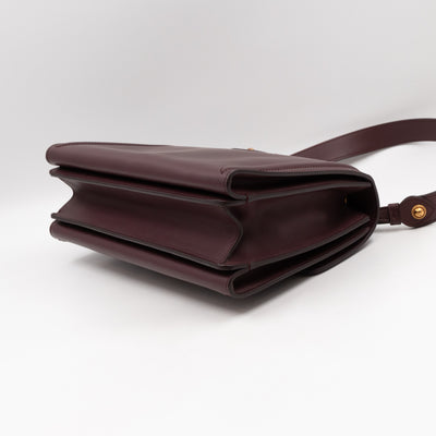 DG Amore Large Bag Burgundy Leather