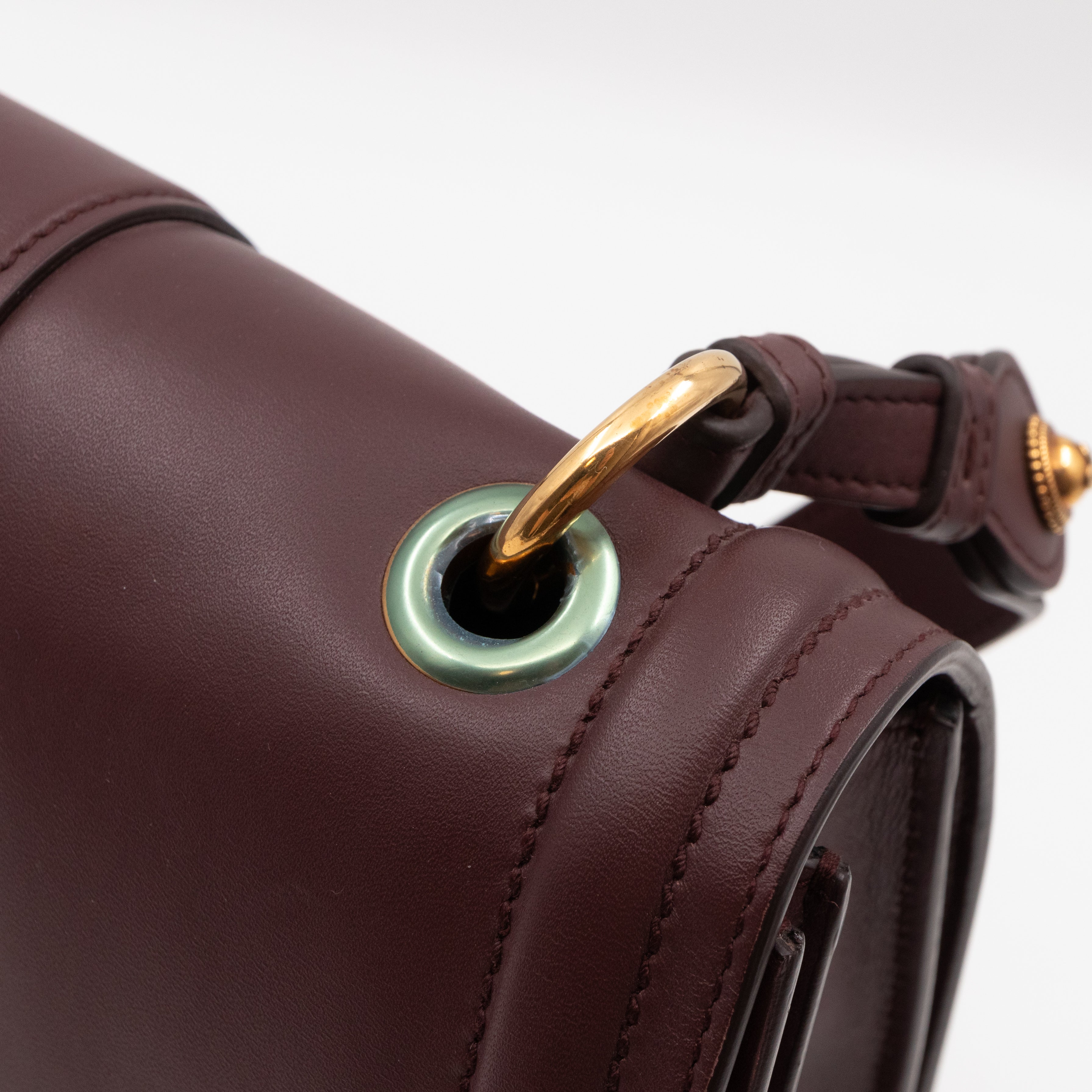 DG Amore Large Bag Burgundy Leather