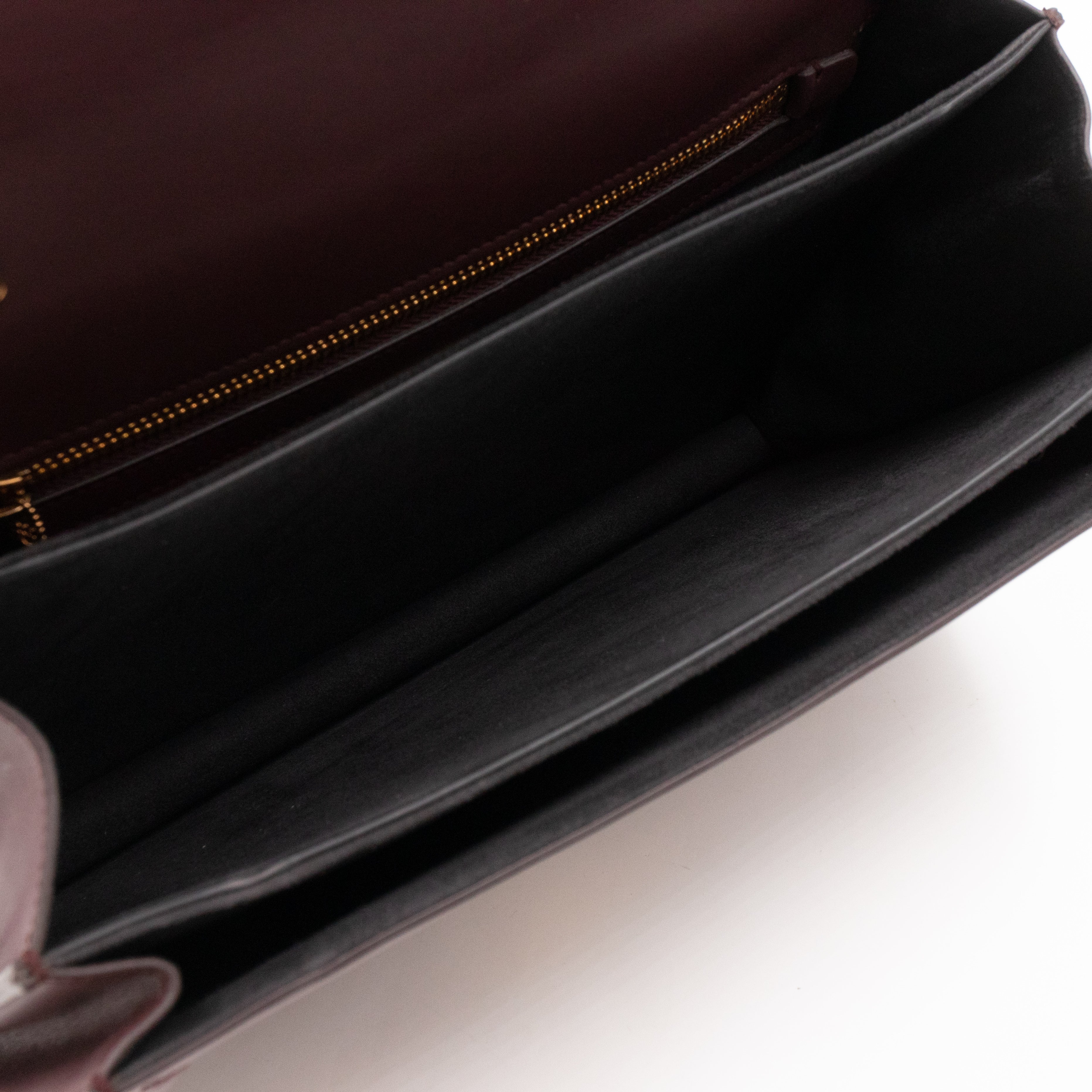DG Amore Large Bag Burgundy Leather