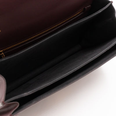 DG Amore Large Bag Burgundy Leather