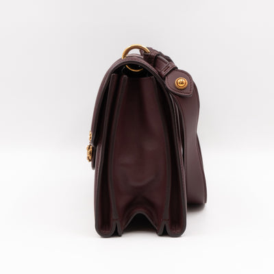 DG Amore Large Bag Burgundy Leather