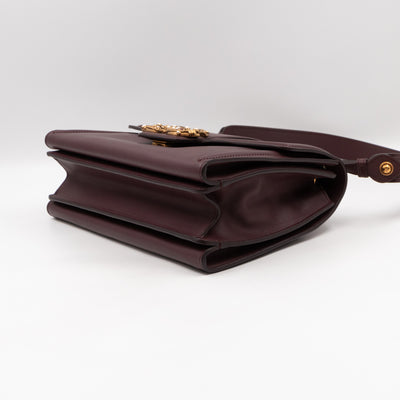 DG Amore Large Bag Burgundy Leather