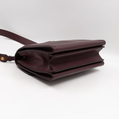 DG Amore Large Bag Burgundy Leather