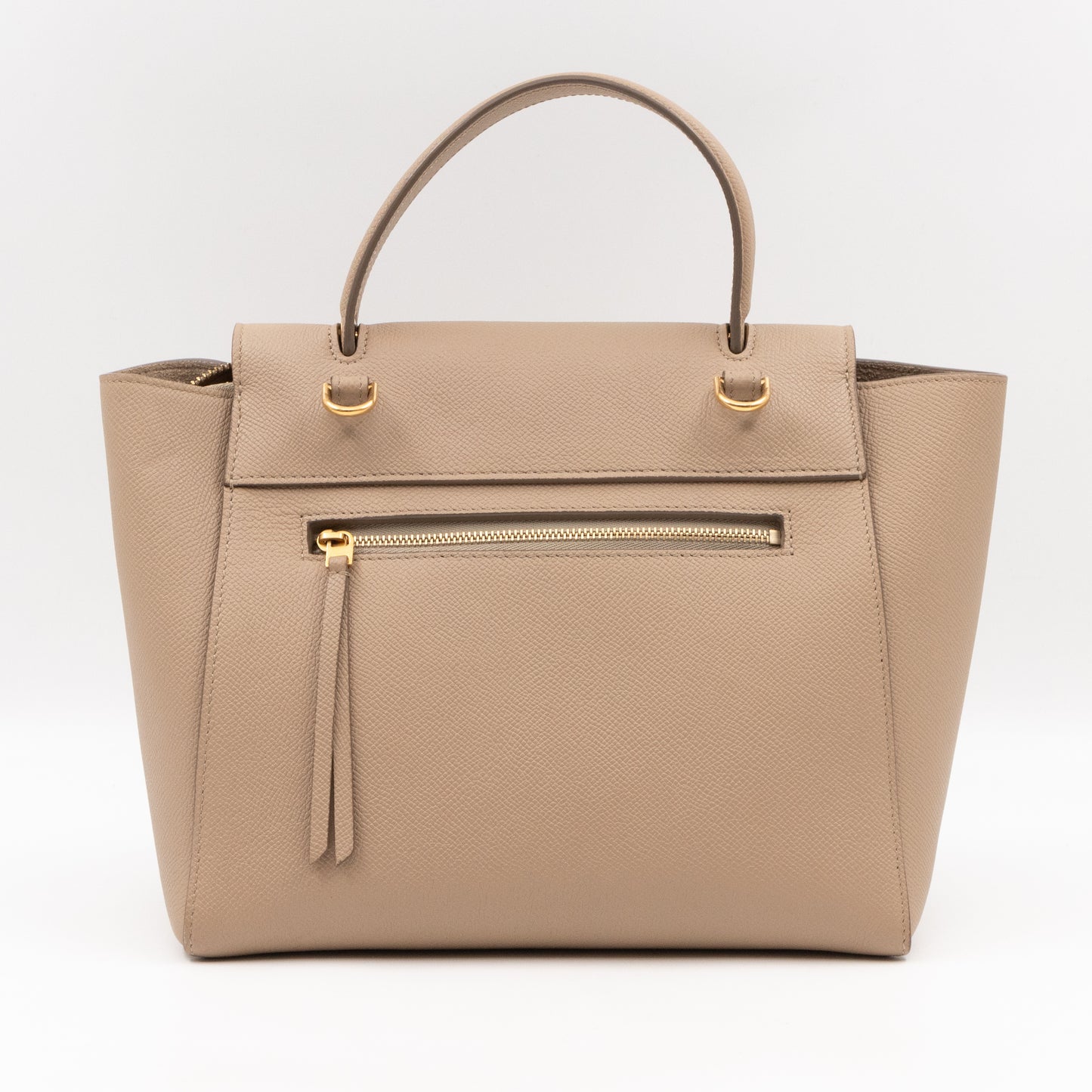 Micro Belt Bag Light Taupe Leather