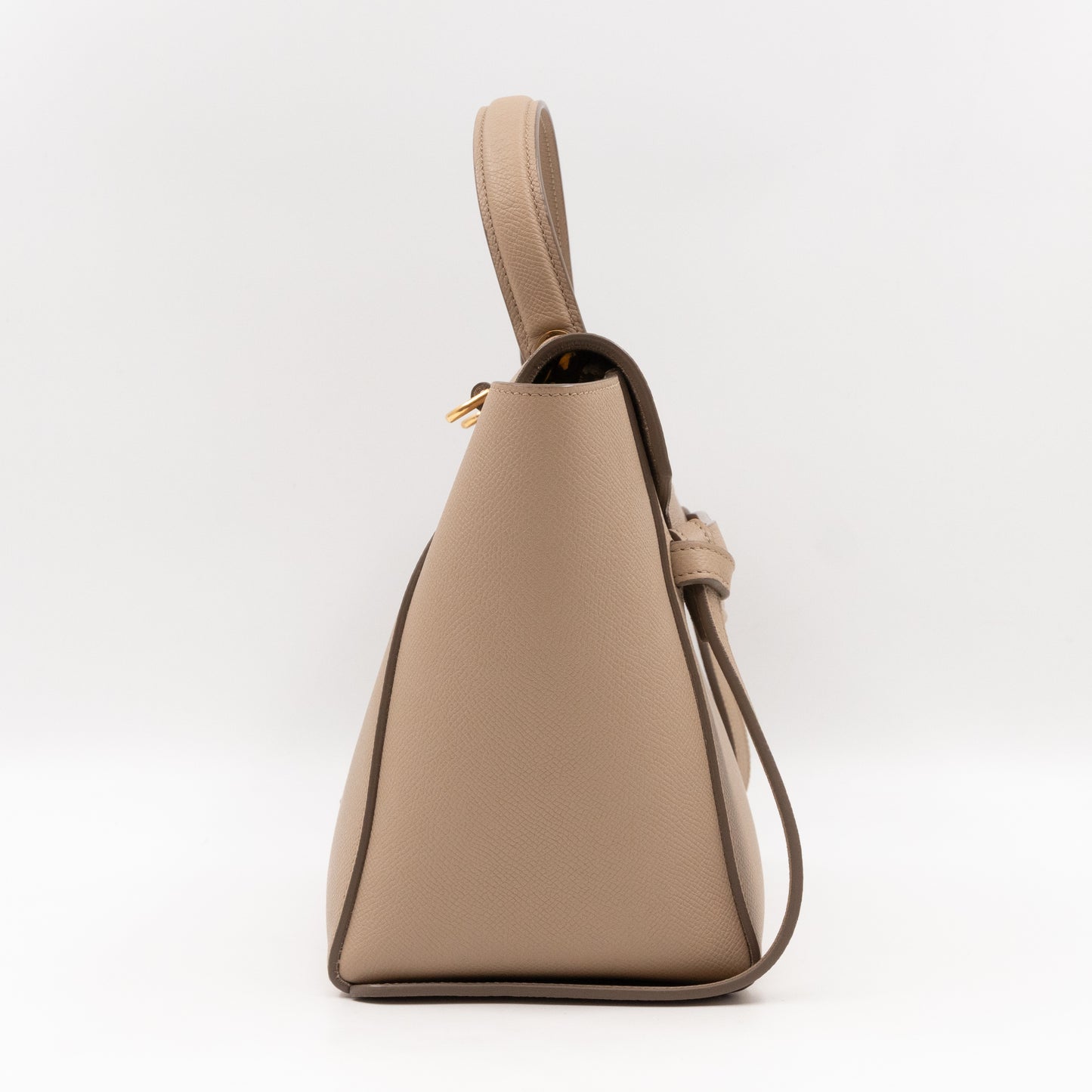 Micro Belt Bag Light Taupe Leather