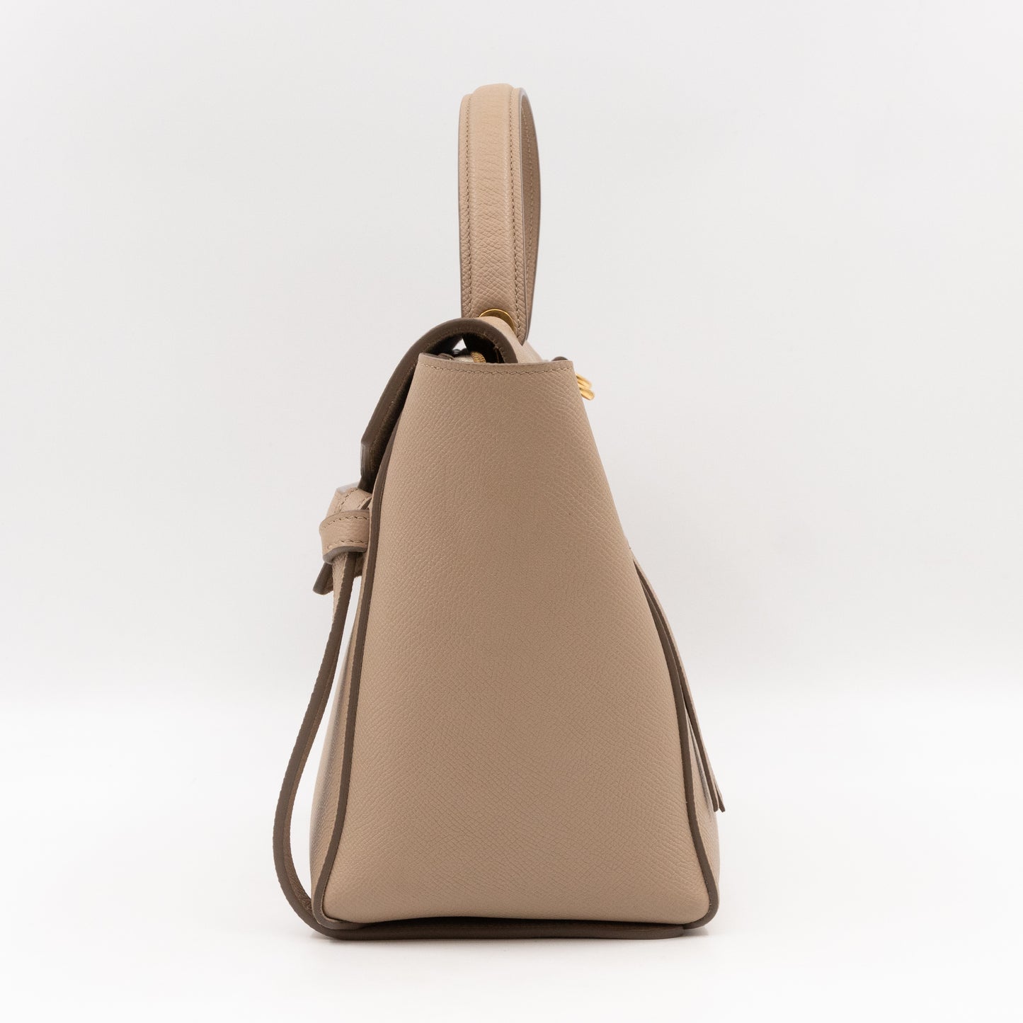 Micro Belt Bag Light Taupe Leather