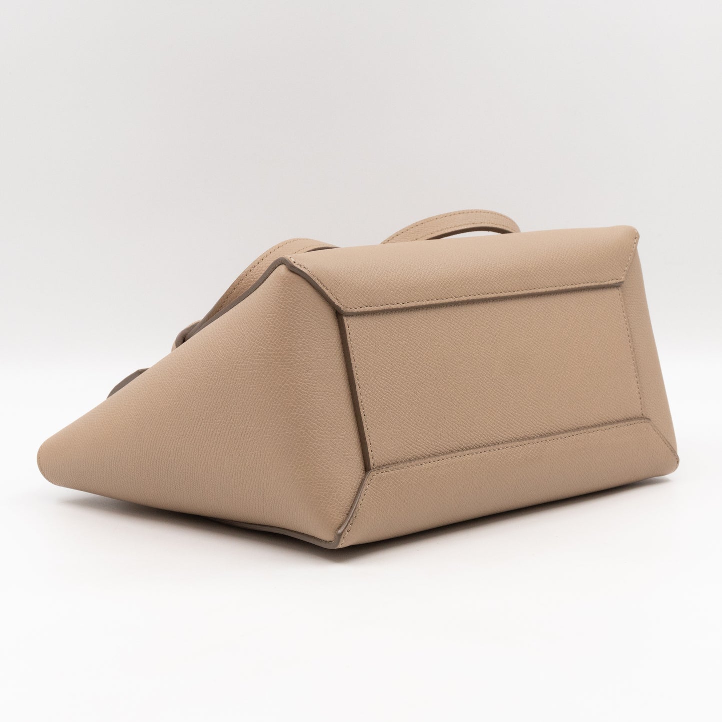 Micro Belt Bag Light Taupe Leather