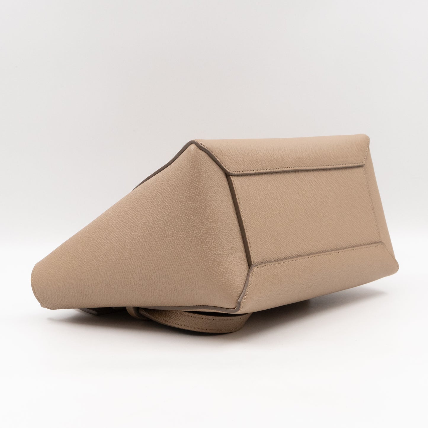 Micro Belt Bag Light Taupe Leather