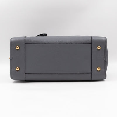 Amazona 36 Handbag Grey Leather