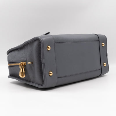 Amazona 36 Handbag Grey Leather