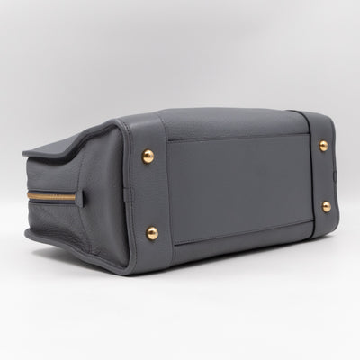 Amazona 36 Handbag Grey Leather