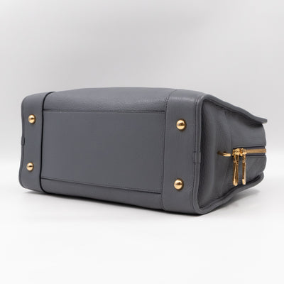 Amazona 36 Handbag Grey Leather