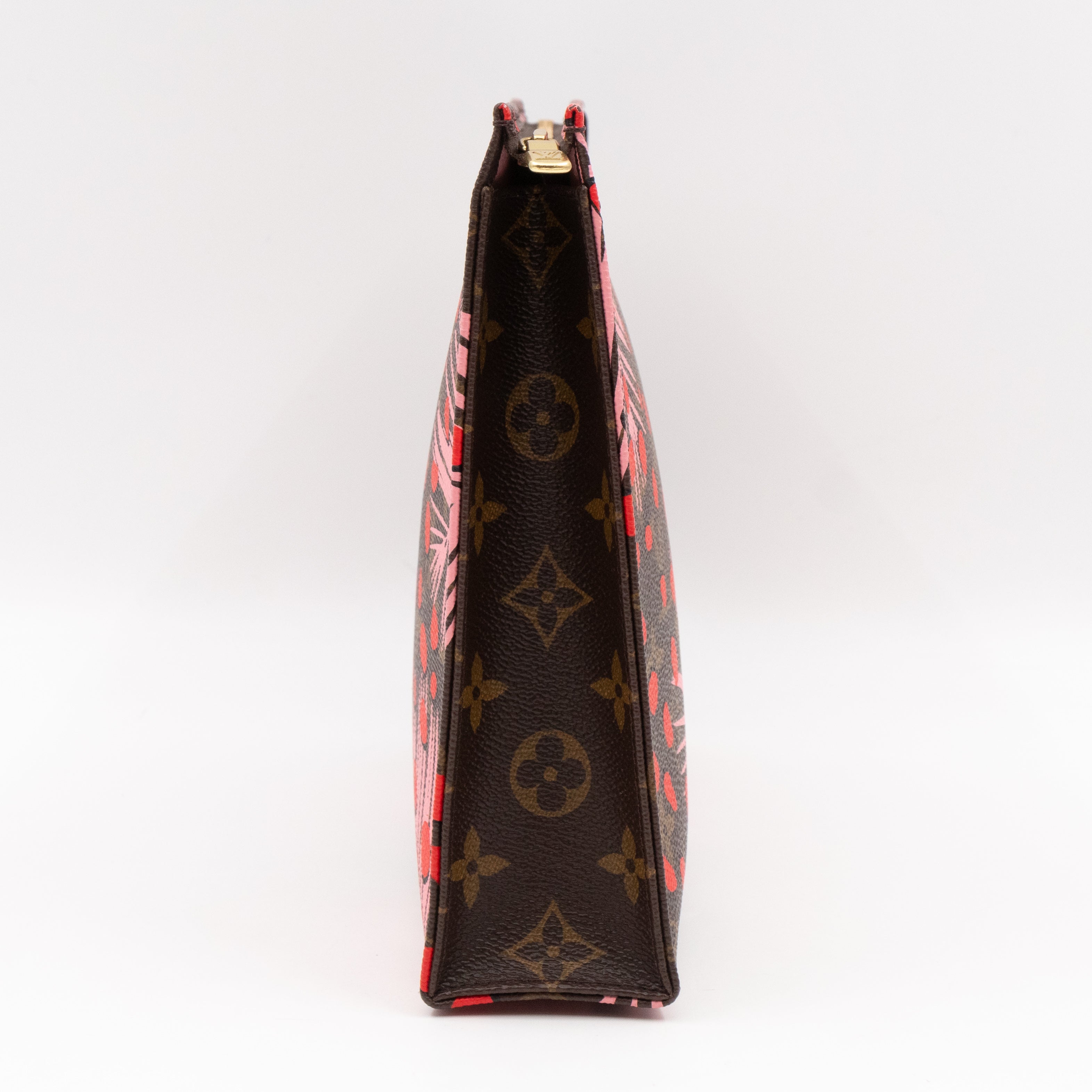 Toiletry Pouch 26 Monogram Jungle Dots Red