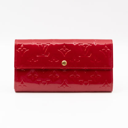 Sarah Wallet Monogram Pomme d'Amour Vernis