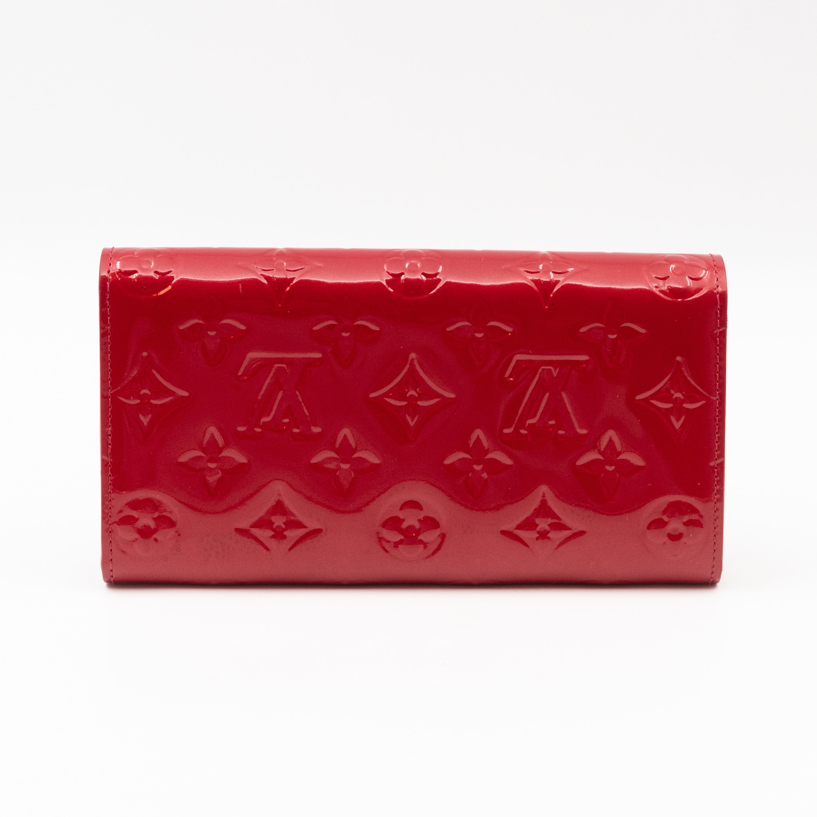 Sarah Wallet Monogram Pomme d'Amour Vernis
