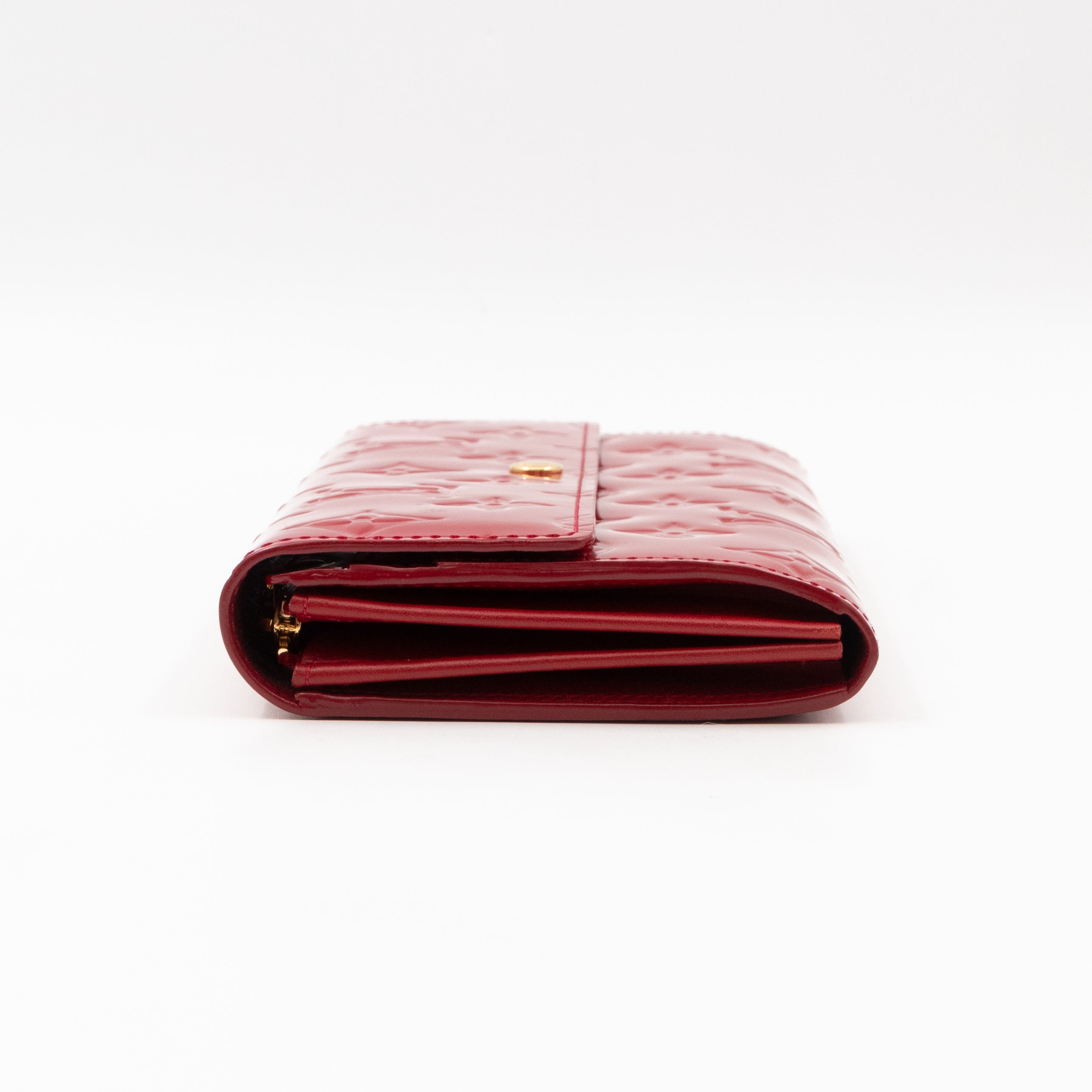 Sarah Wallet Monogram Pomme d'Amour Vernis
