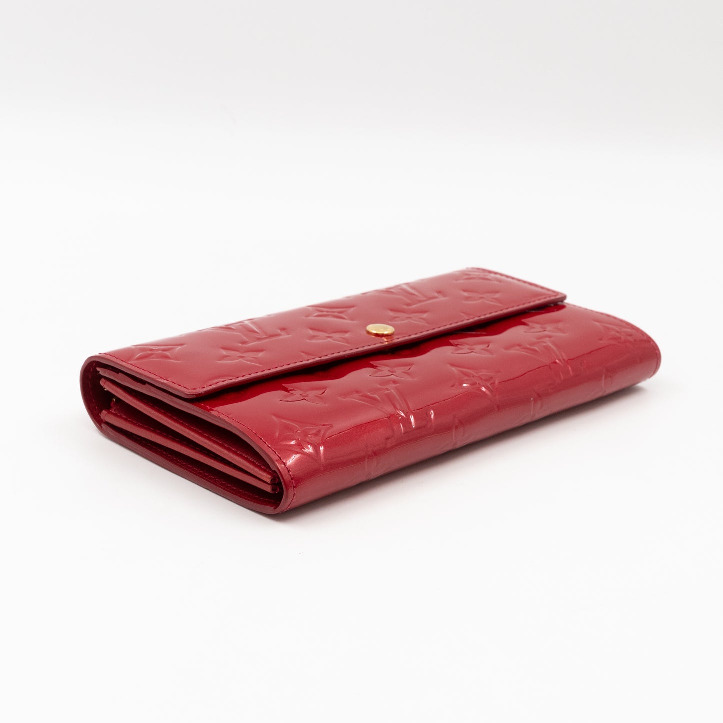 Sarah Wallet Monogram Pomme d'Amour Vernis