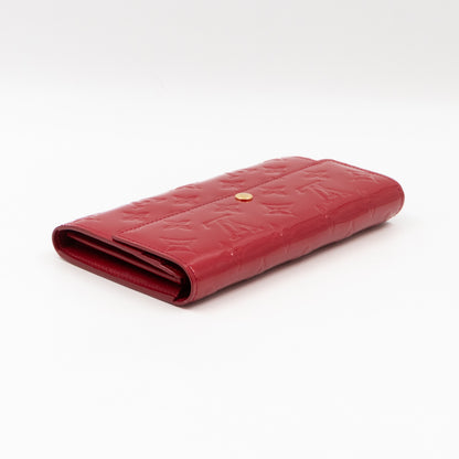 Sarah Wallet Monogram Pomme d'Amour Vernis