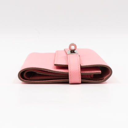 Kelly Depliant Medium Wallet Rose Contetti