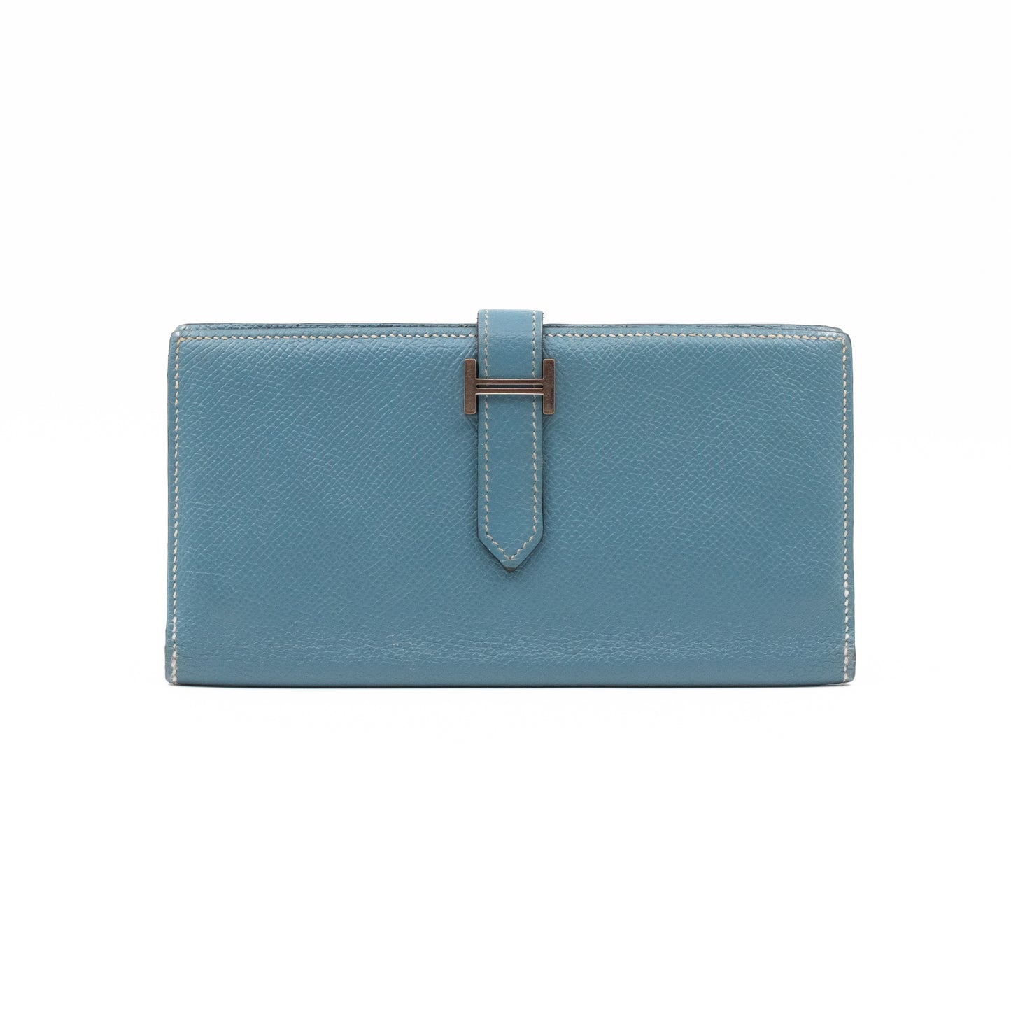 Bearn Wallet Bleu Jean Leather