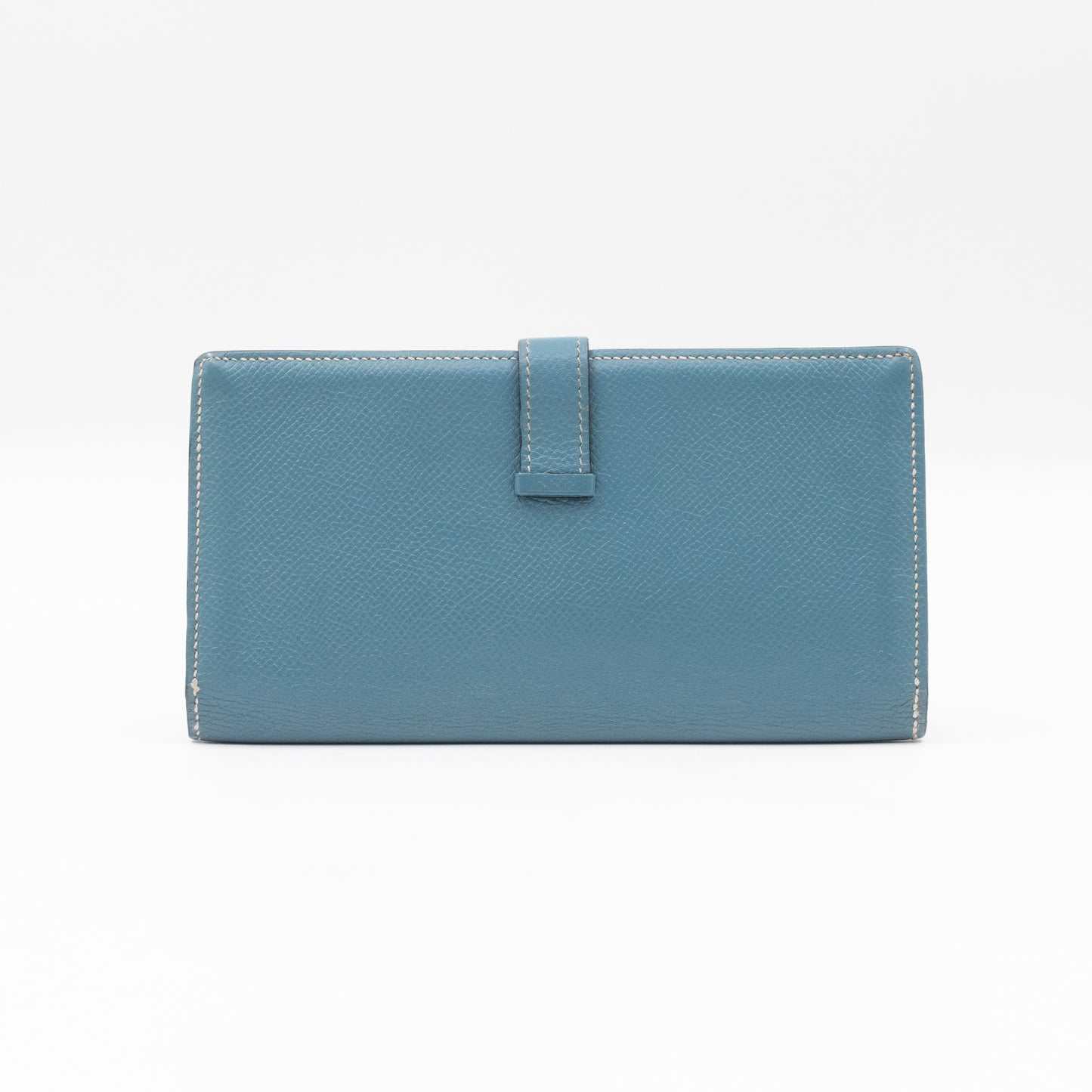 Bearn Wallet Bleu Jean Leather